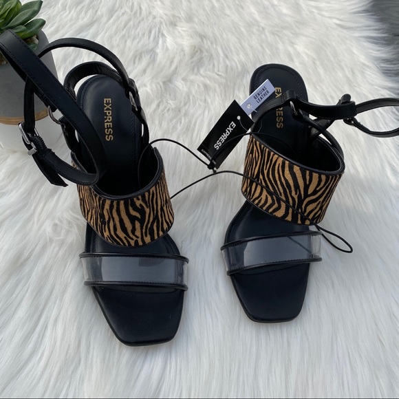 Express animal pattern heels - Picture 2 of 4